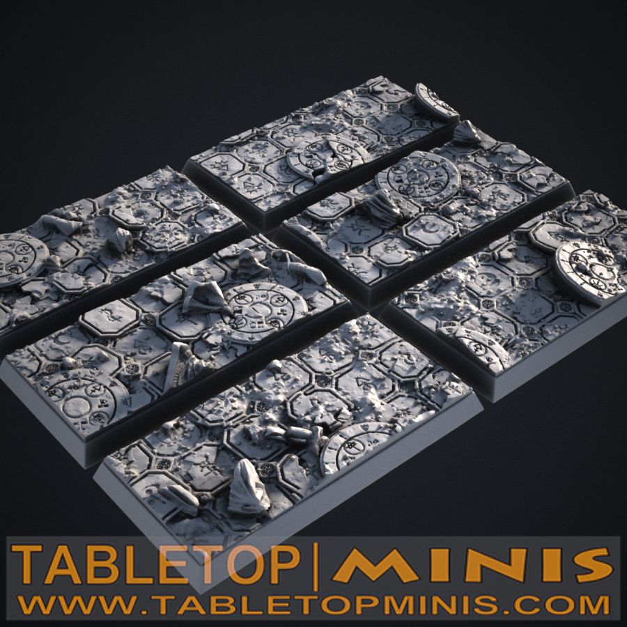 Ancient Ruins 60x30mm Rectangular Bases