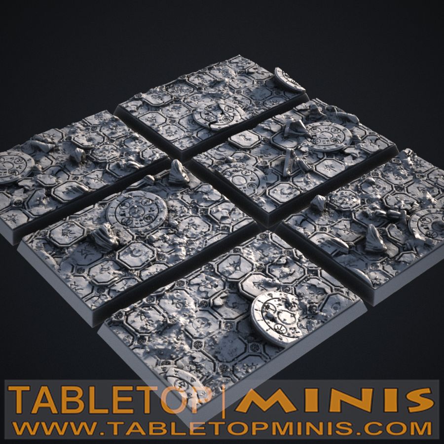 Ancient Ruins 60x40mm Rectangular Bases
