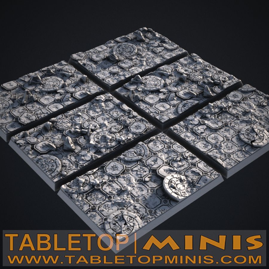 Ancient Ruins 75x50mm Rectangular Bases