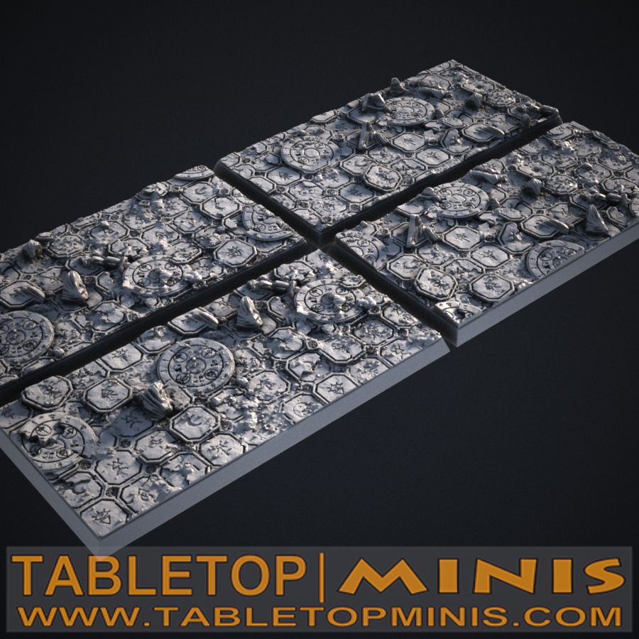 Ancient Ruins 100x50mm Rectangular Bases