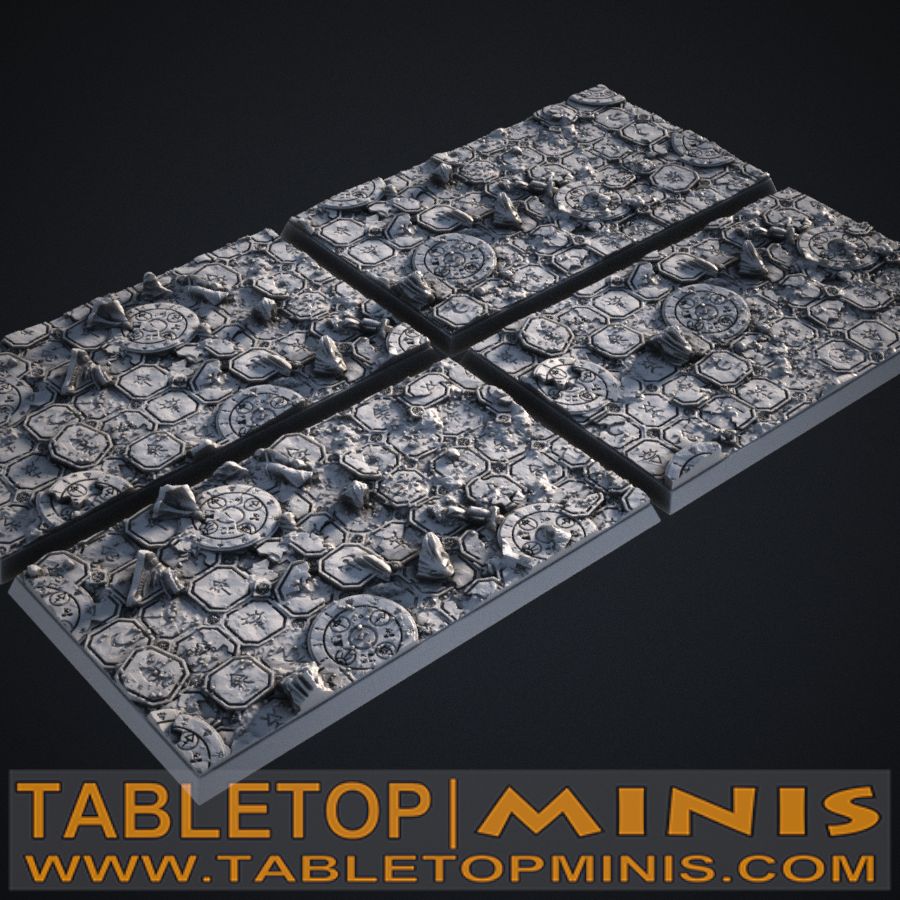 Ancient Ruins 100x60mm Rectangular Bases