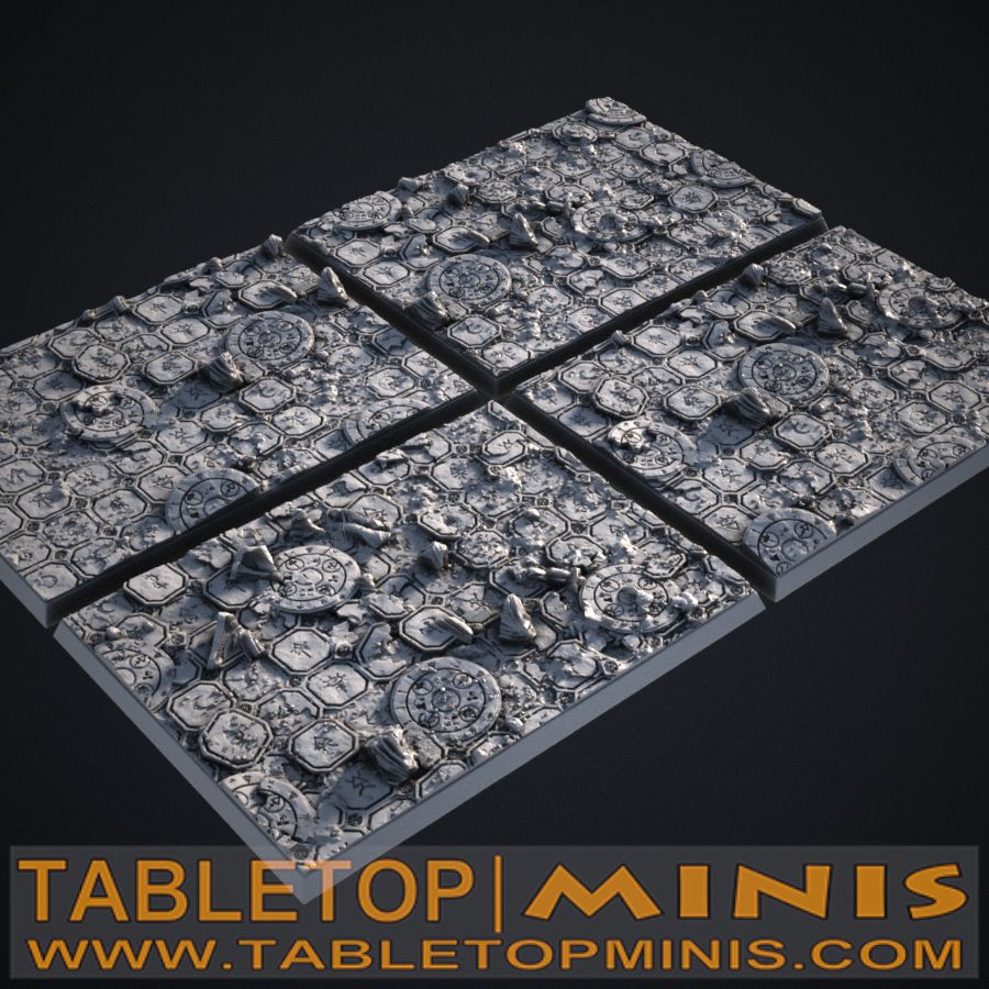 Ancient Ruins 100x75mm Rectangular Bases