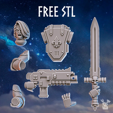 Stormpride Sisters Free Bits Set 3D model by dakkadakka.store