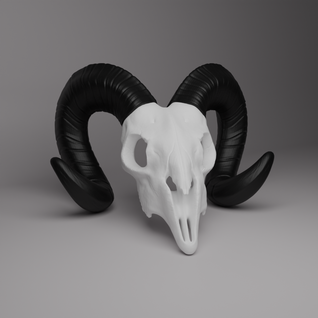 Ram Skull (MysticMesh3D)
