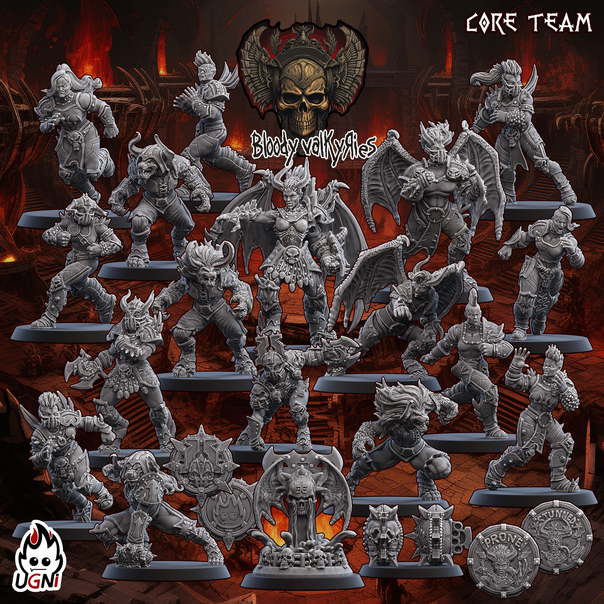Bloody Valkyries team- Blood Chaos- UGNI- Fantasy Football