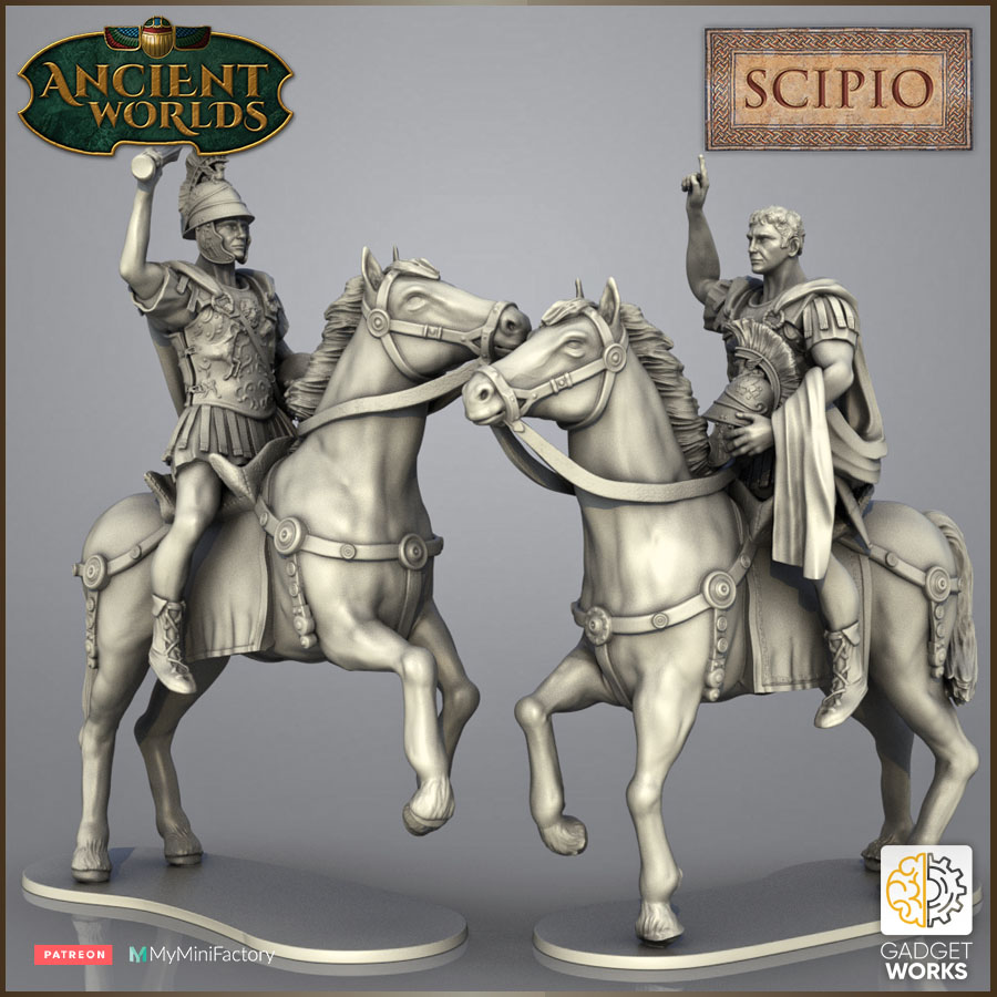 28mm Republican Roman Consul / General Scipio Africanus
