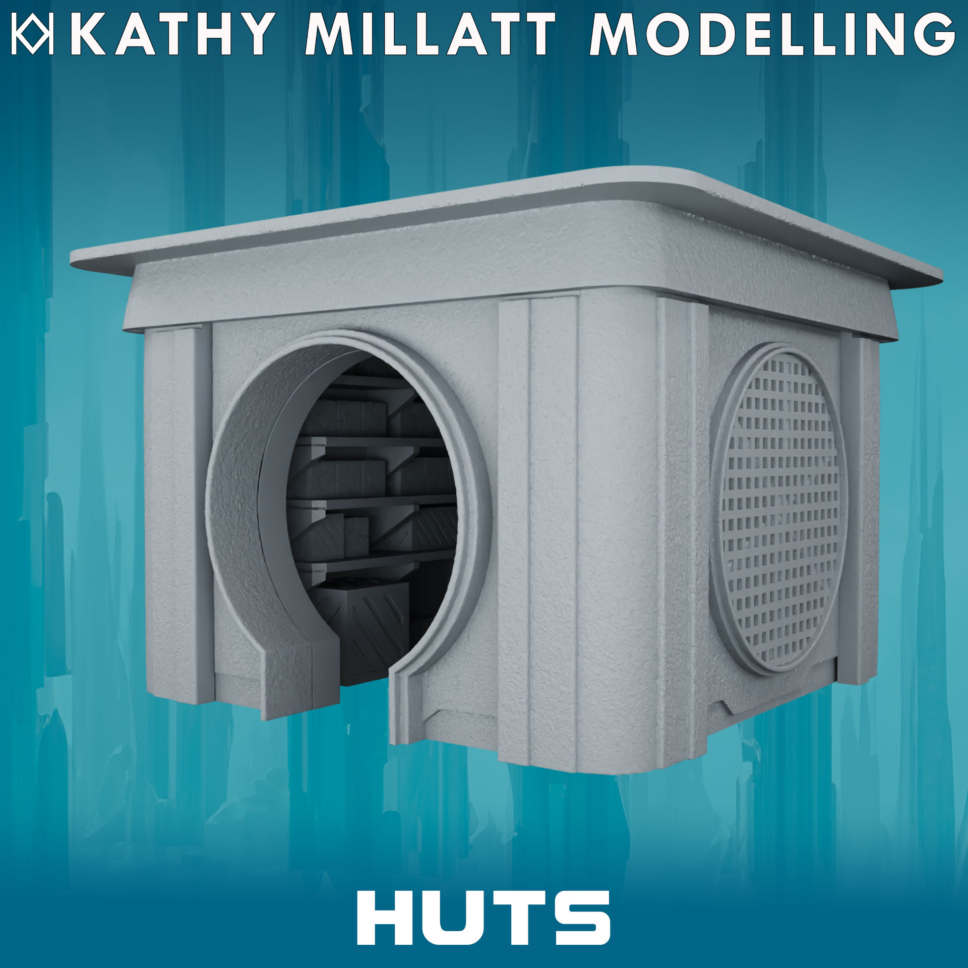 Trade and Maintenance Huts - Modular or Easy Print Complete Building