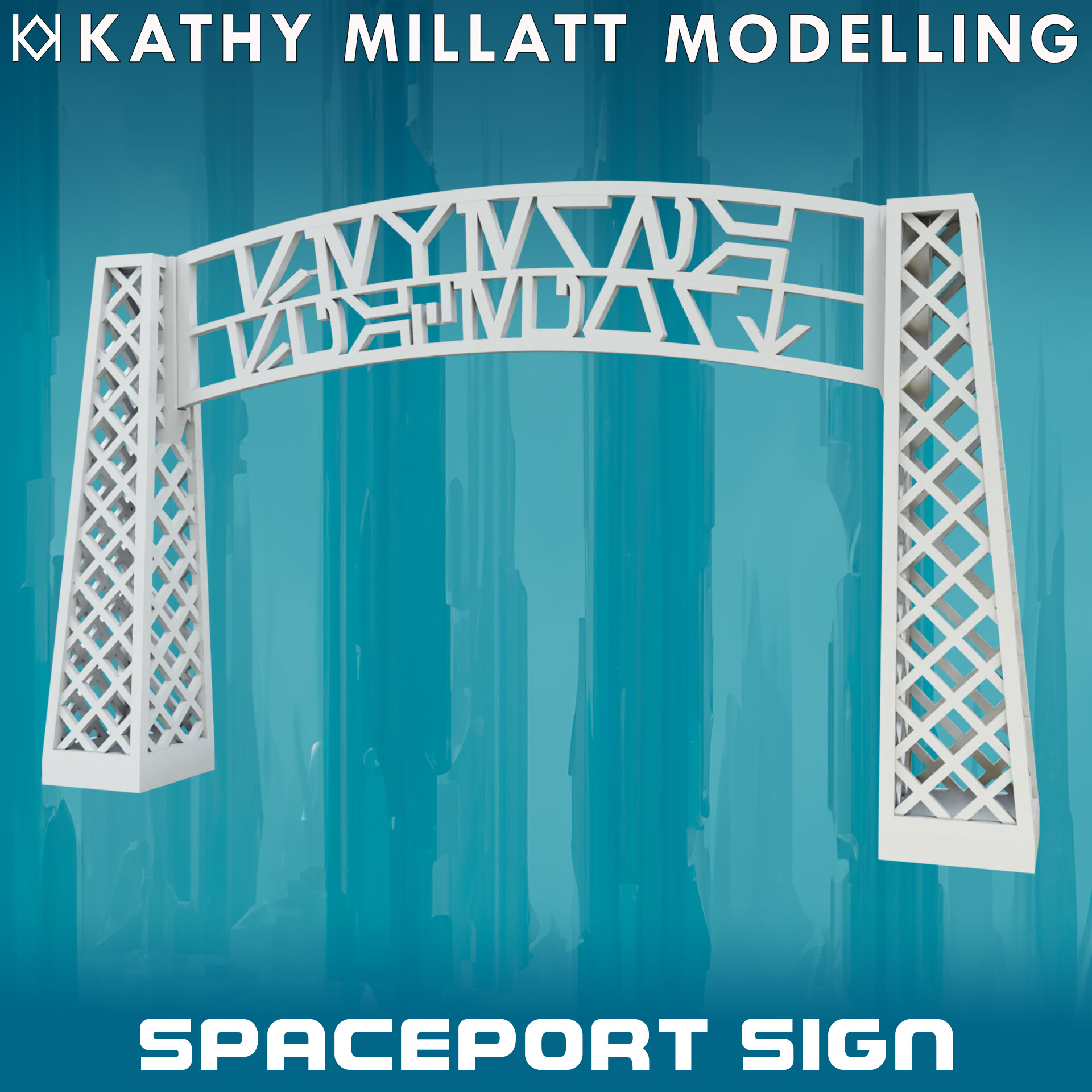 Spaceport Entrance Sign