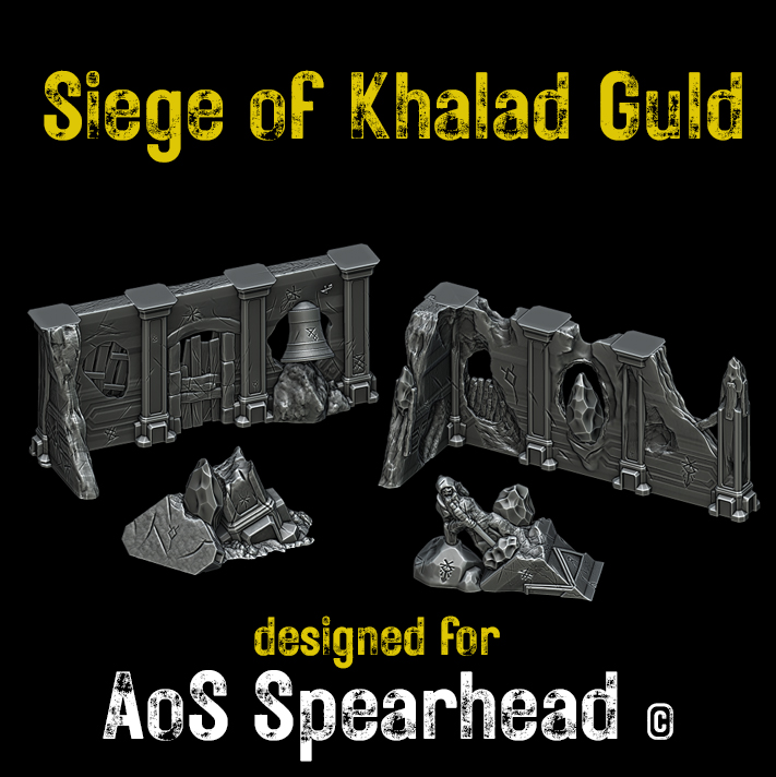 Siege of Khalad Guld ( for AoS Spearhead terrain )