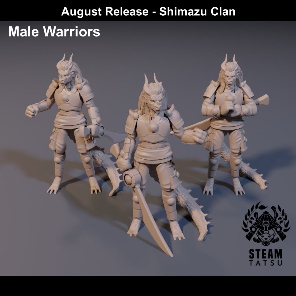 Shimazu Clan - Male Warriors