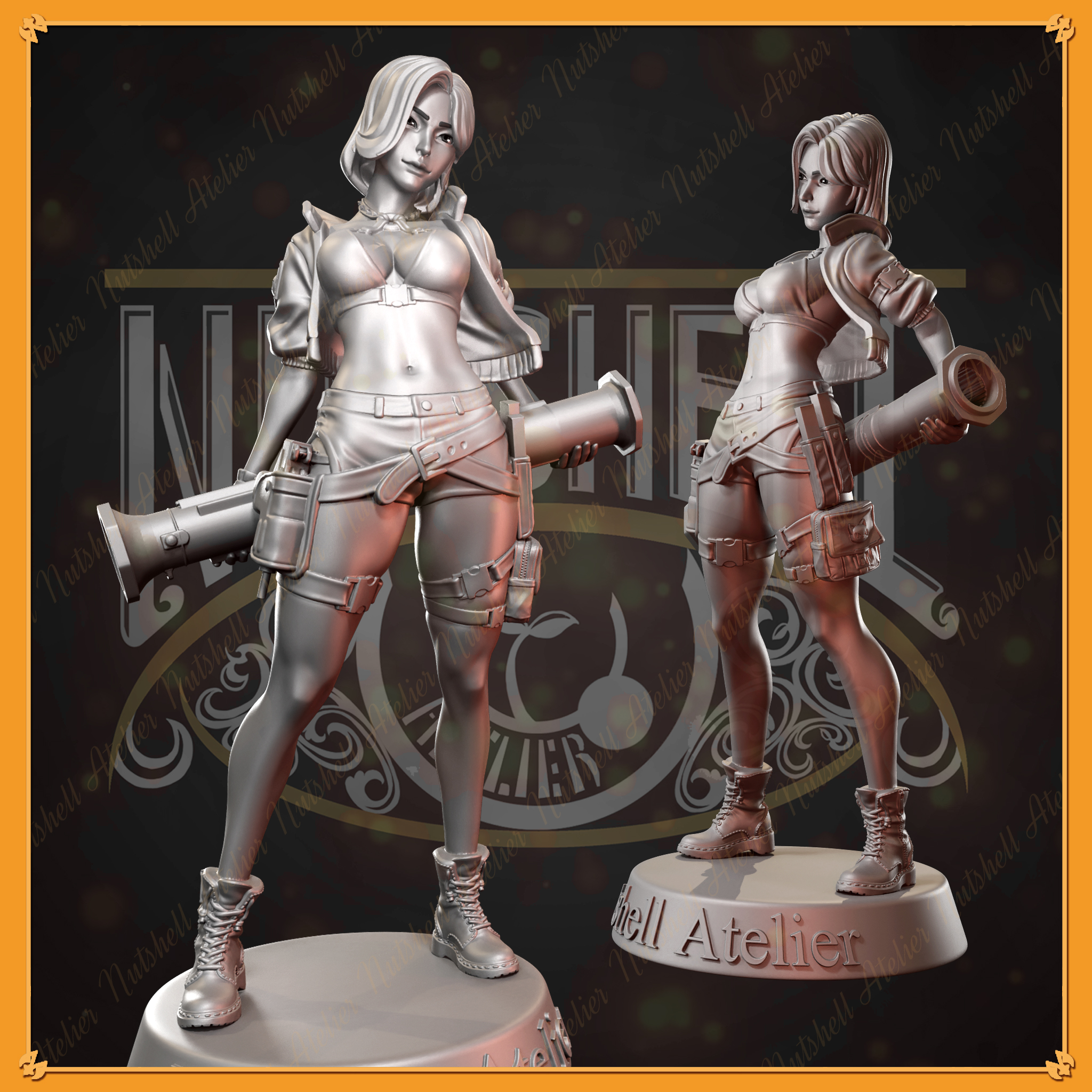 Nutshell Atelier - Anti-Tank girl Pose02 (NSFW)