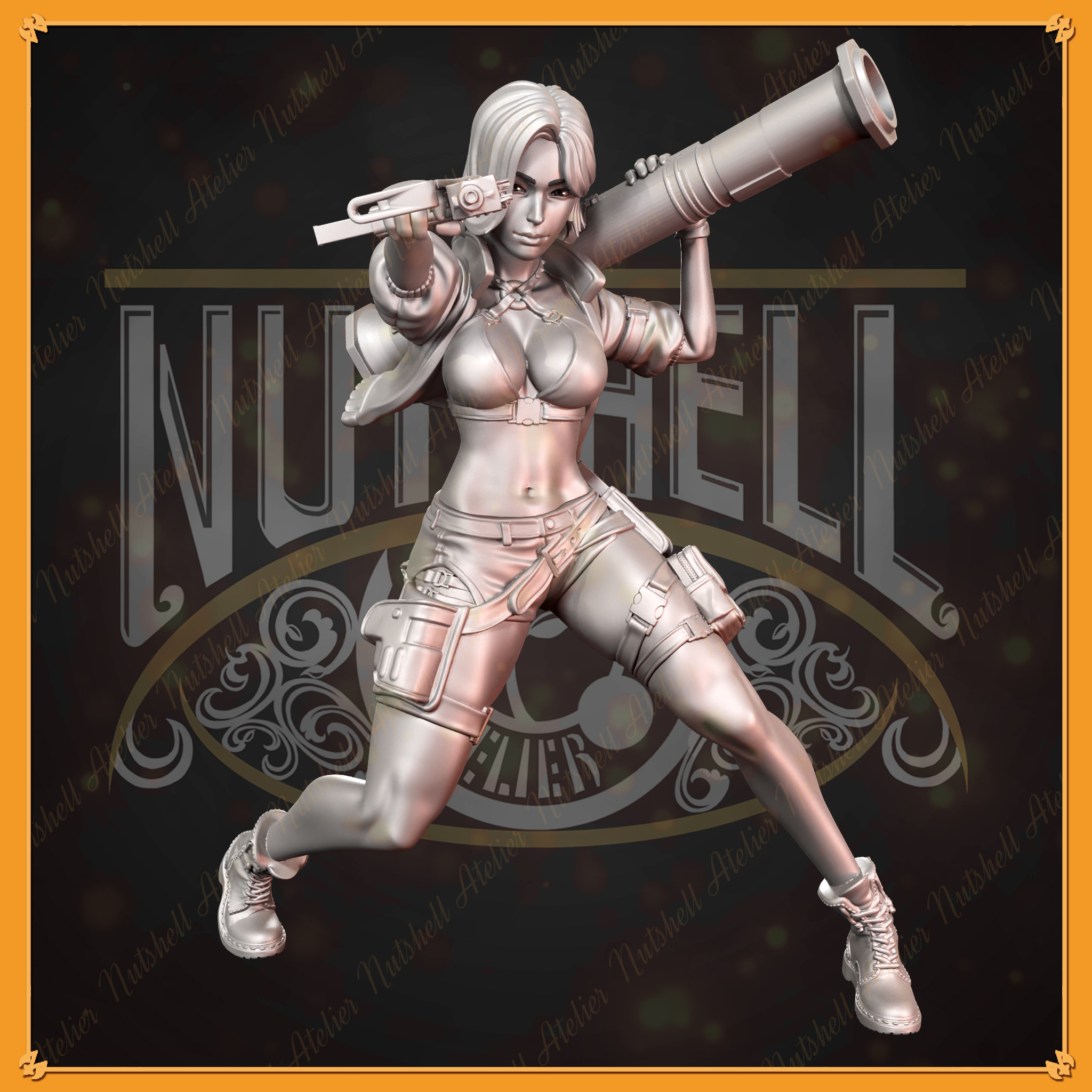 Nutshell Atelier - Anti-Tank girl Pose04 (NSFW)