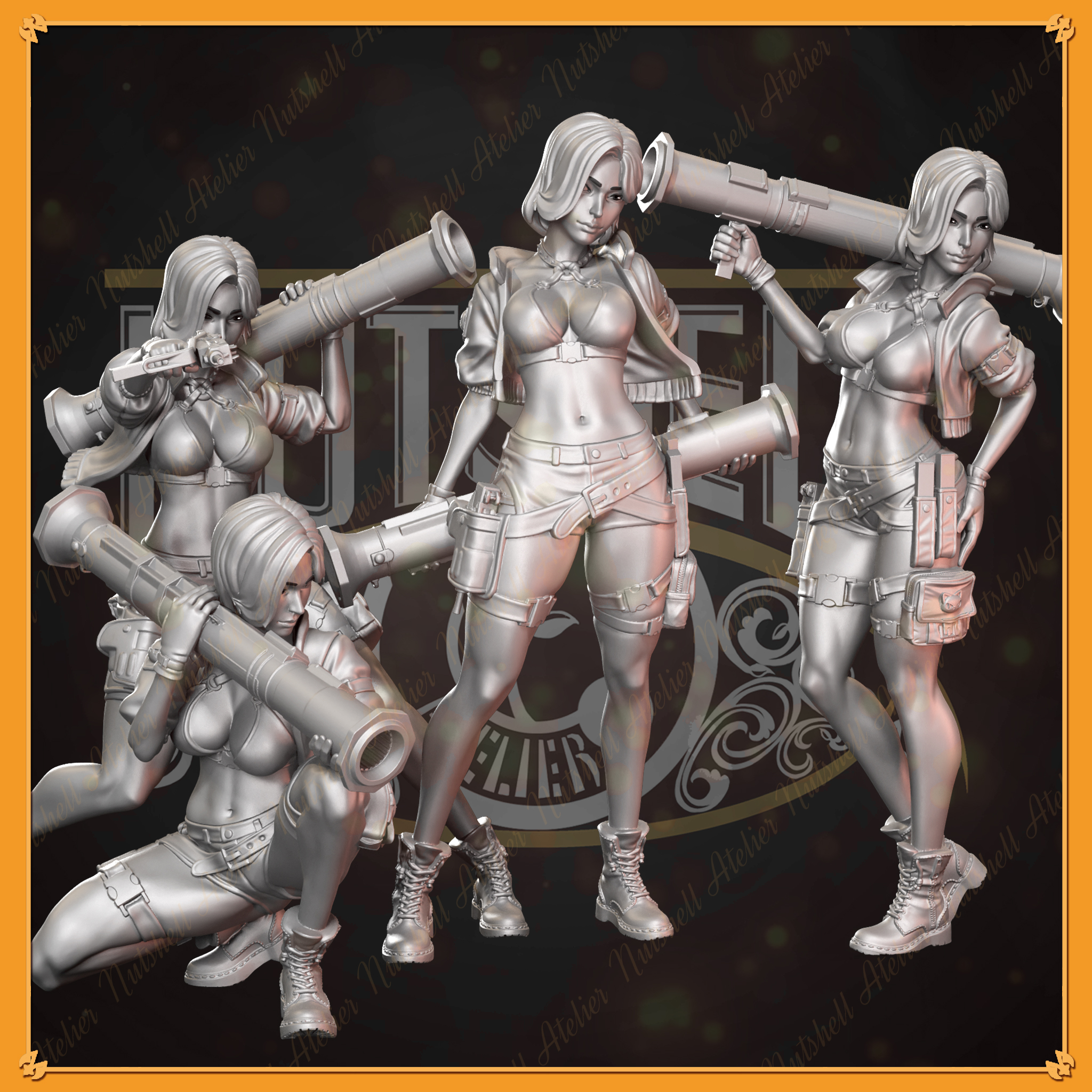 Nutshell Atelier - Anti-Tank girl Series (NSFW)