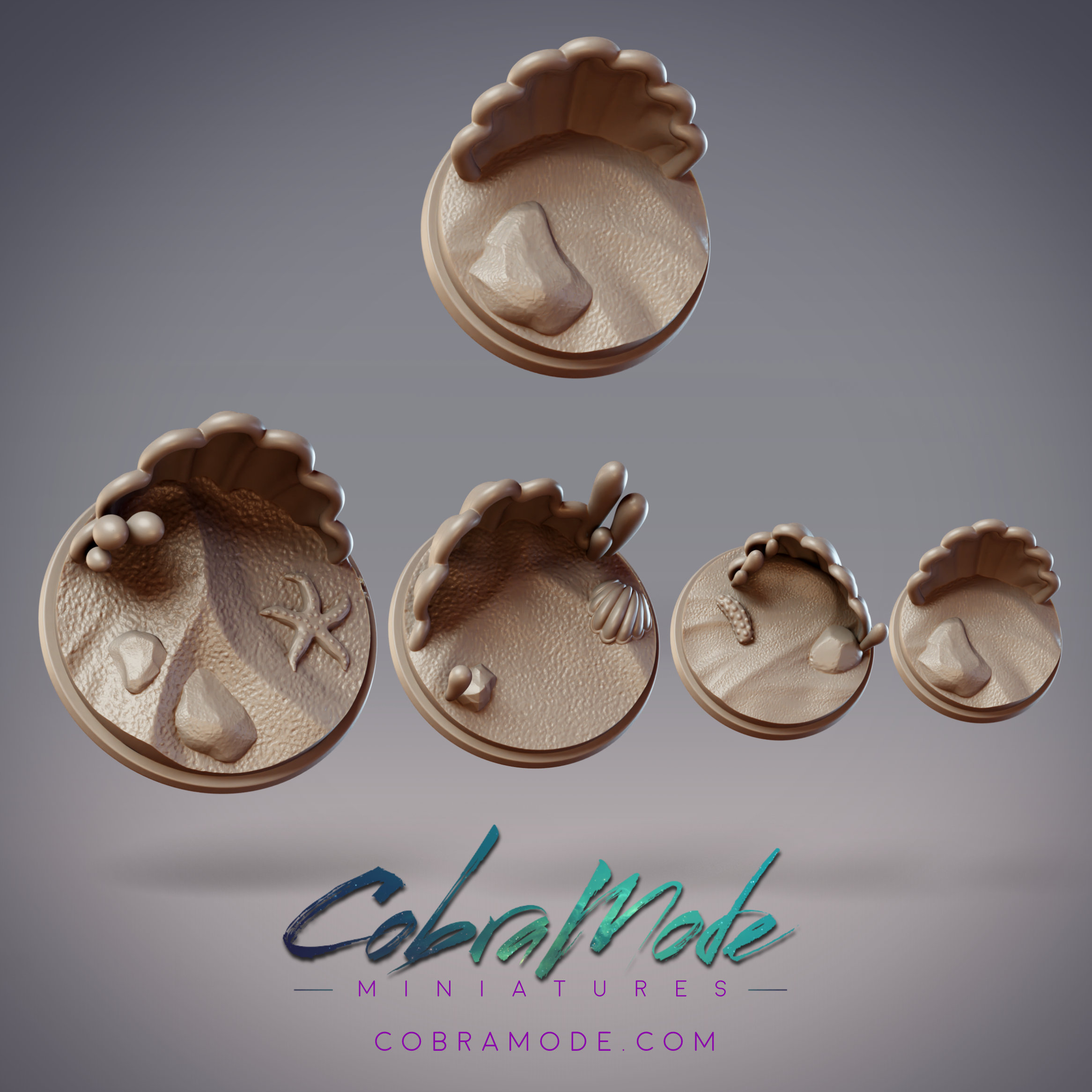 Clamshell Base Pack (4pcs)