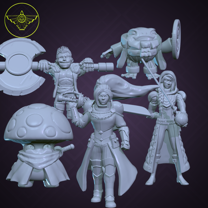 The Sky Splitters Adventuring Party