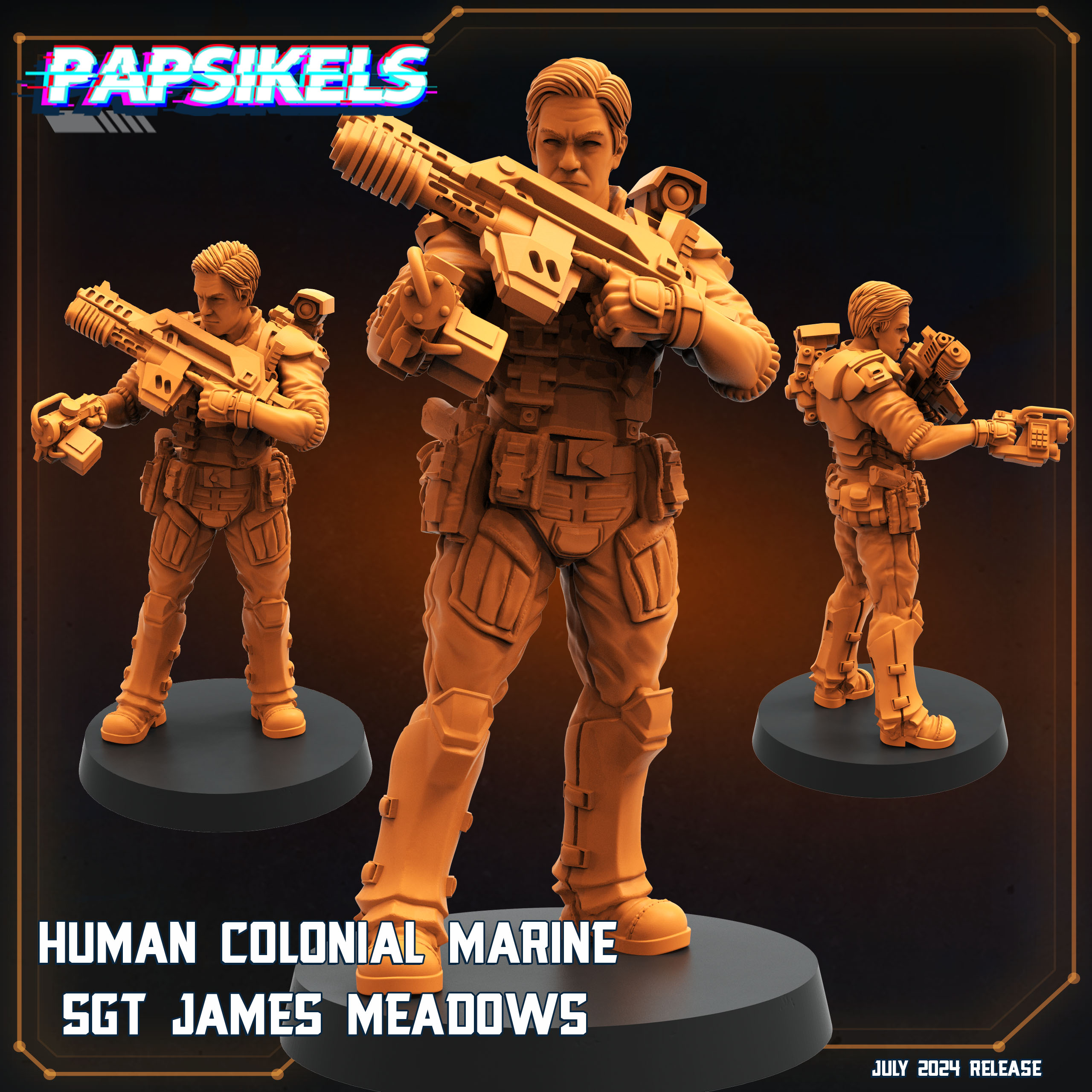 HUMAN COLONIAL MARINE SGT JAMES MEADOWS