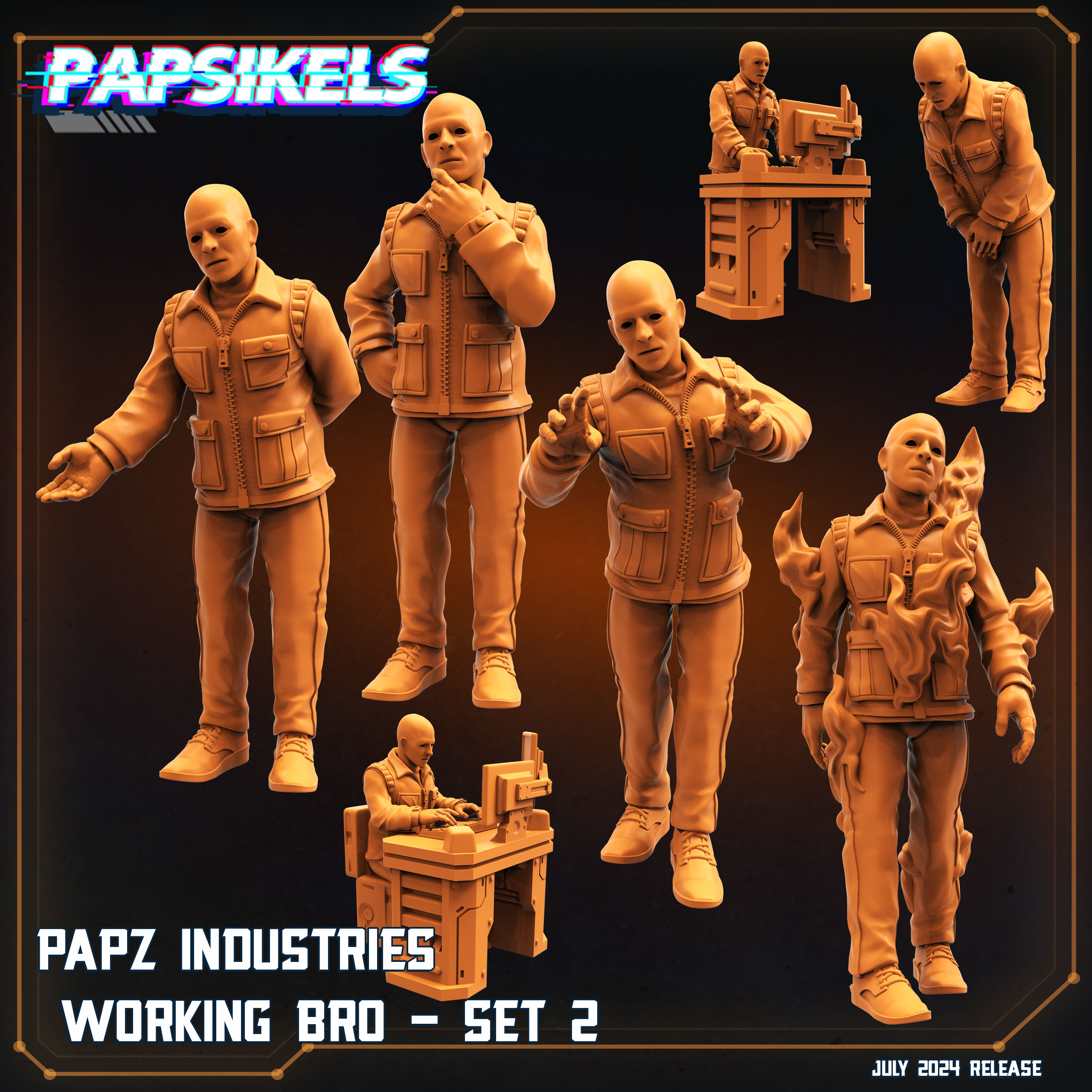 PAPZ INDUSTRIES WORKING BROS SET 2