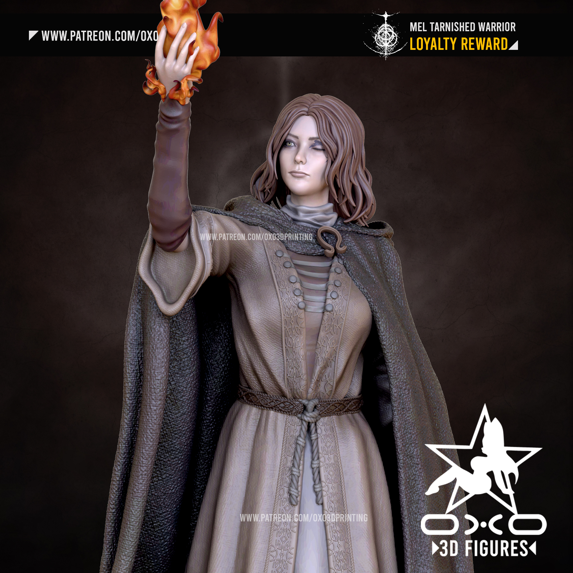 Mel Tarnished Warrior Miniature Figure