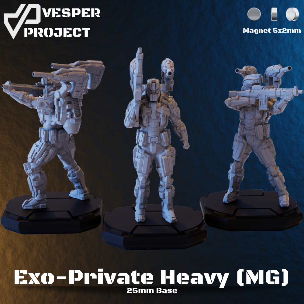 Exo Private Heavy machine gun