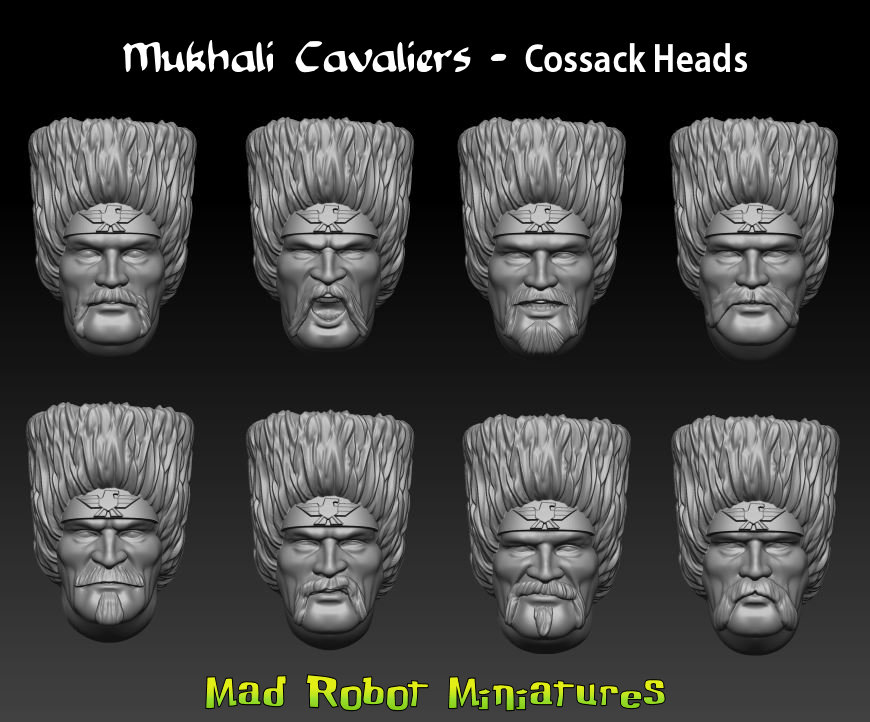 Mukhali Cavaliers - Cossack Heads