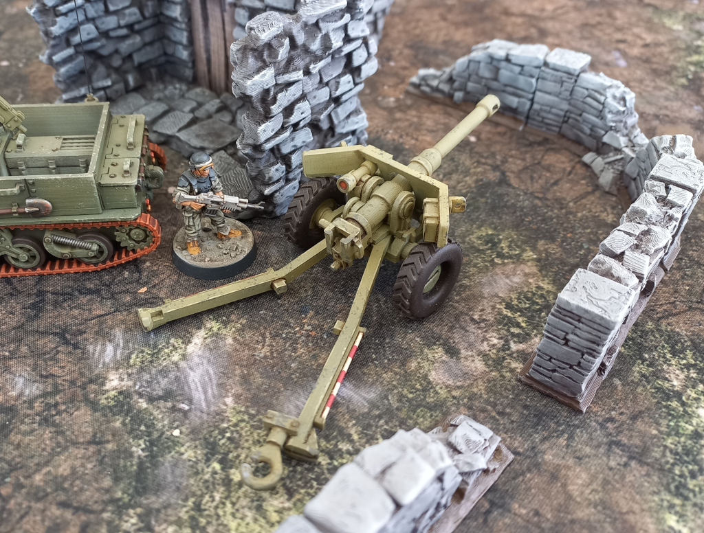 Towed Guns - 3D Printable for 28mm Wargames