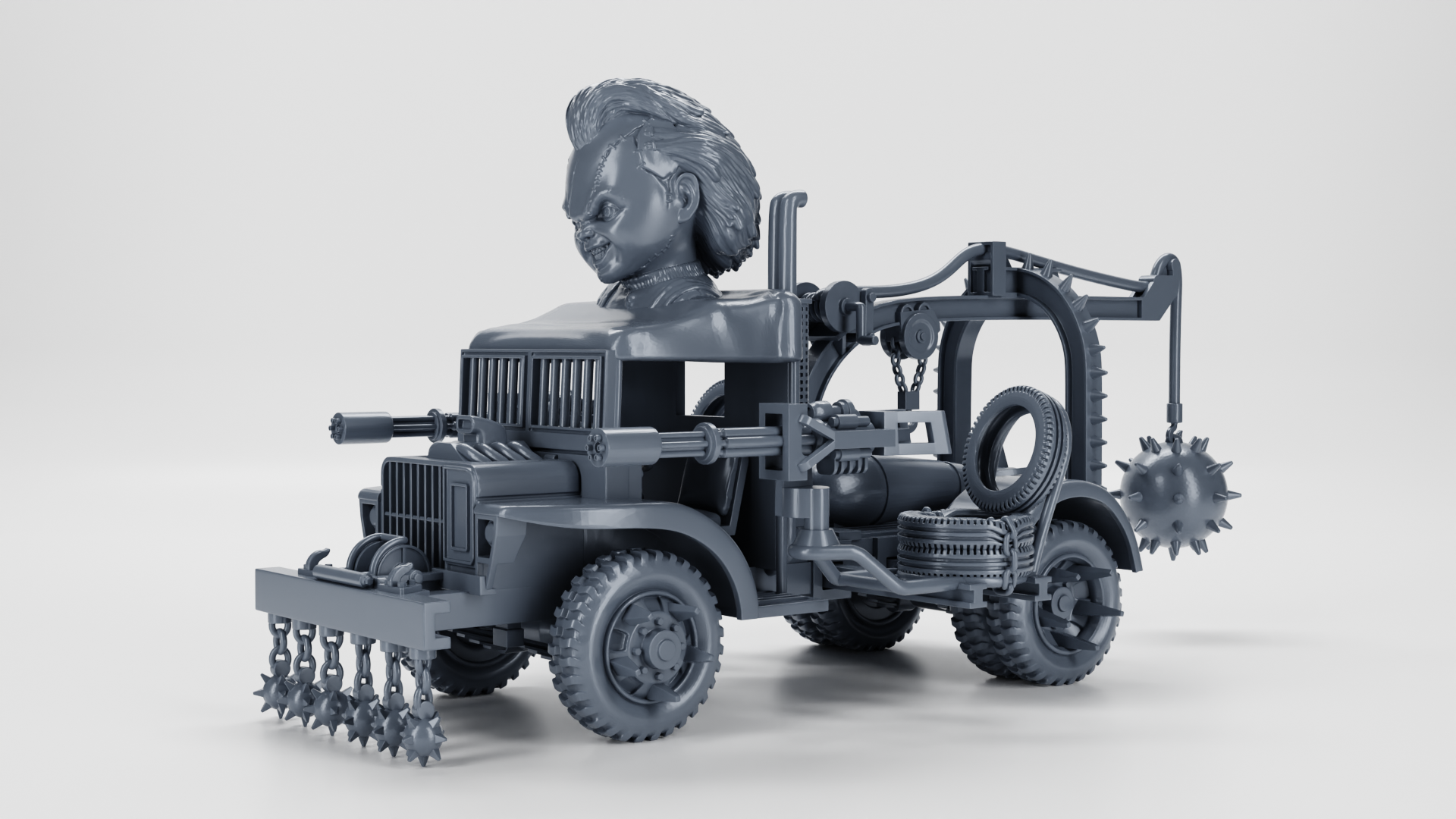 Ford GTBC Bomb Service Truck (US, WW2) - converted to CYBERPUNK style