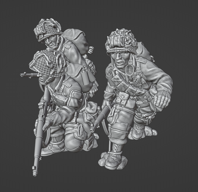 28mm US paratroopers Rifle Team 5