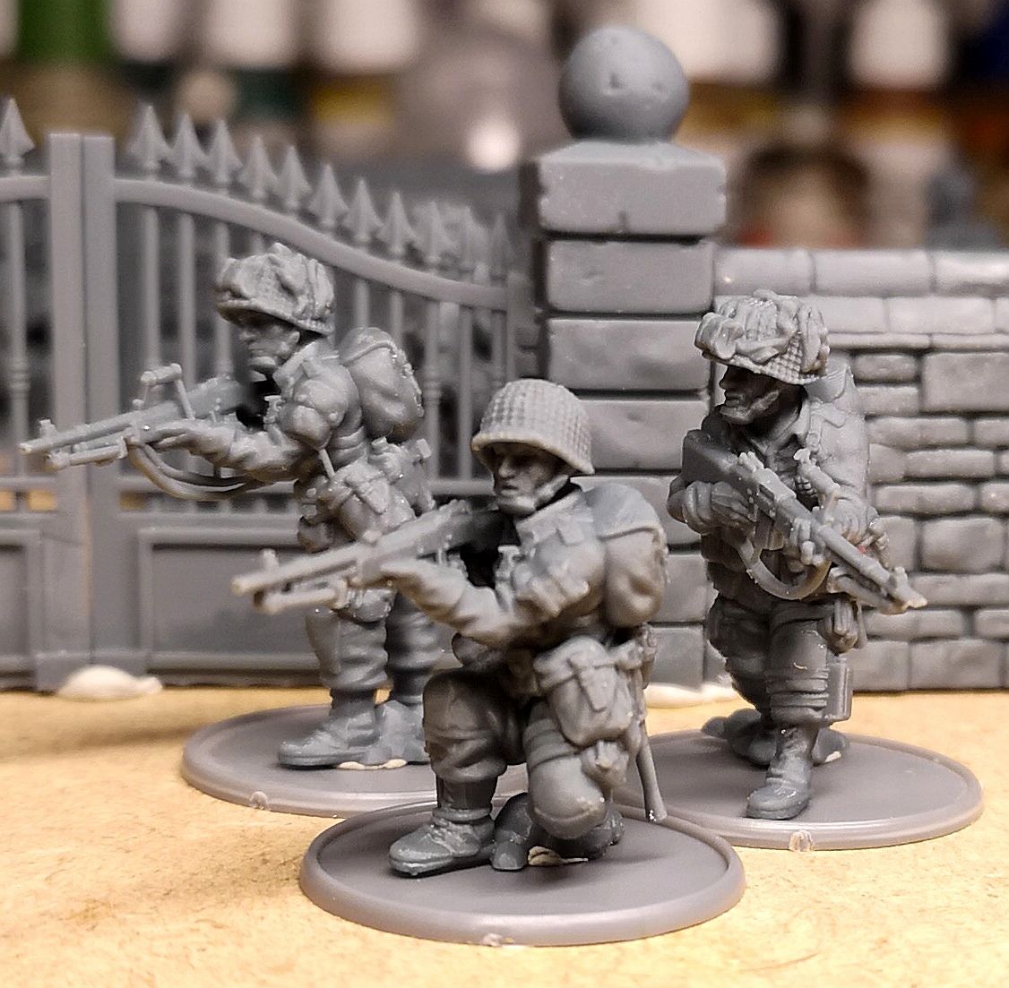 28mm US paratroopers BAR Team