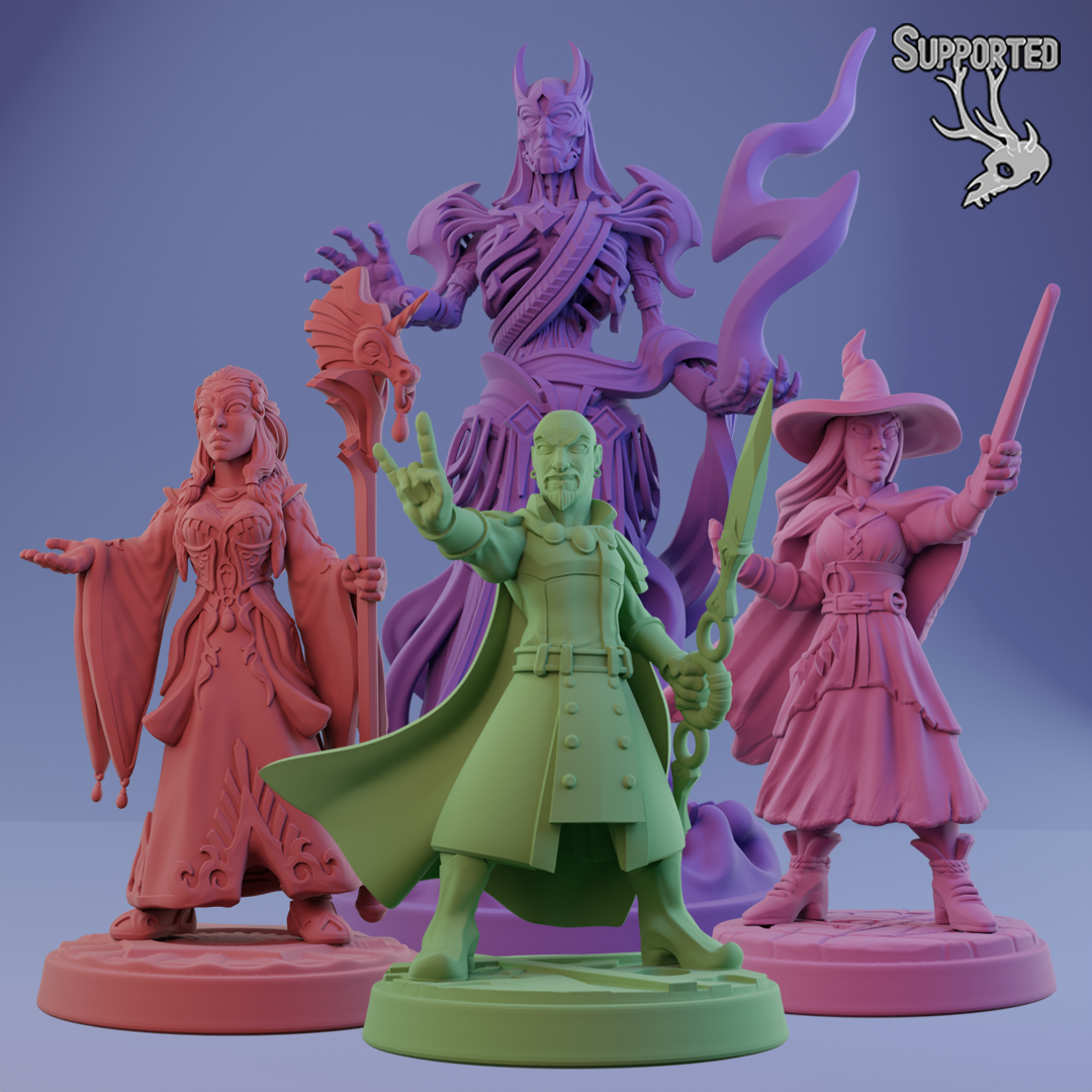 The 3 Wizards + Vecna