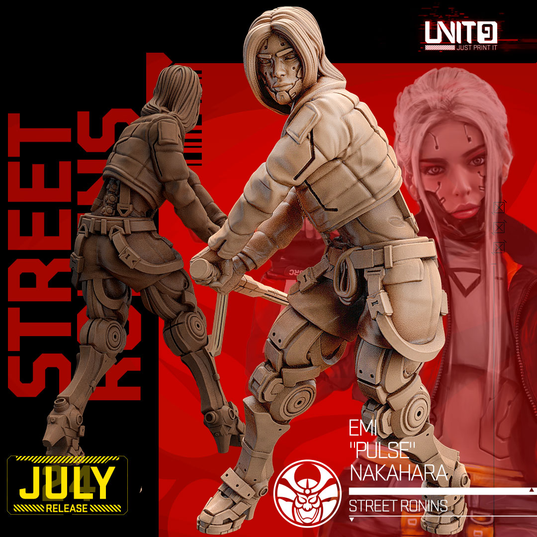 Cyberpunk - Emi "Pulse" Nakahara - Street Ronins