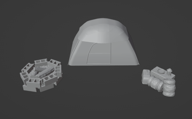 Modern Campsite Set