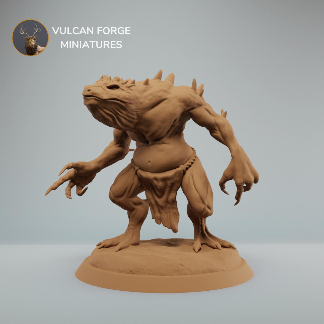 Slaad miniature, Green Slaad - Supported
