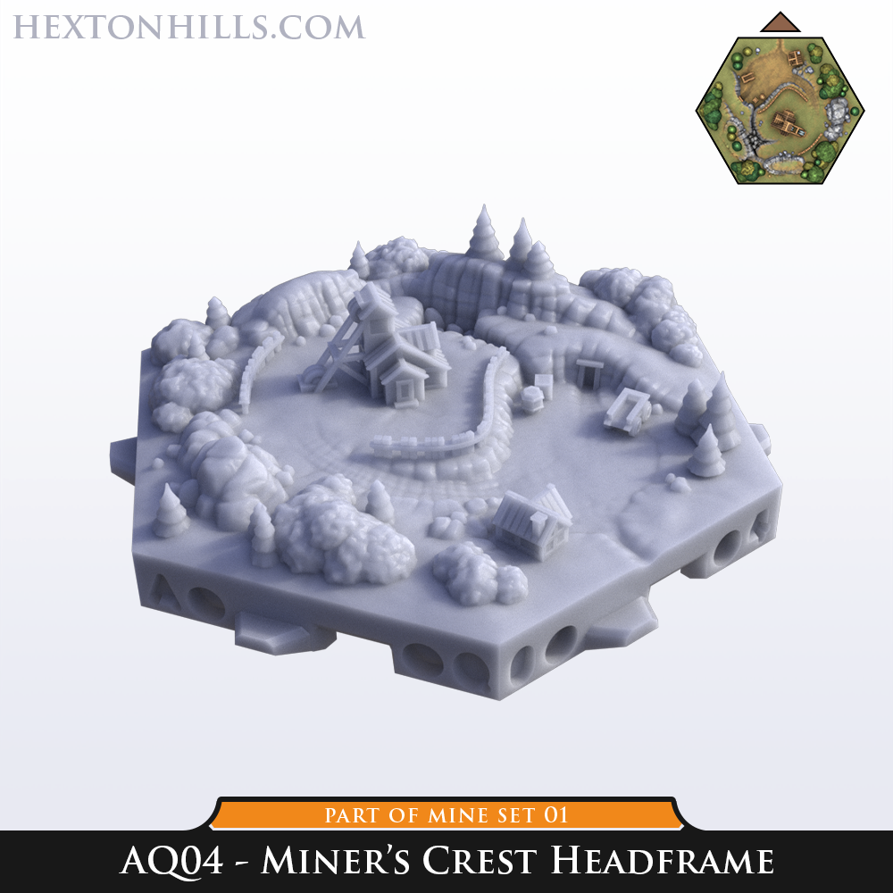 Miner's Crest Headframe - AQ04