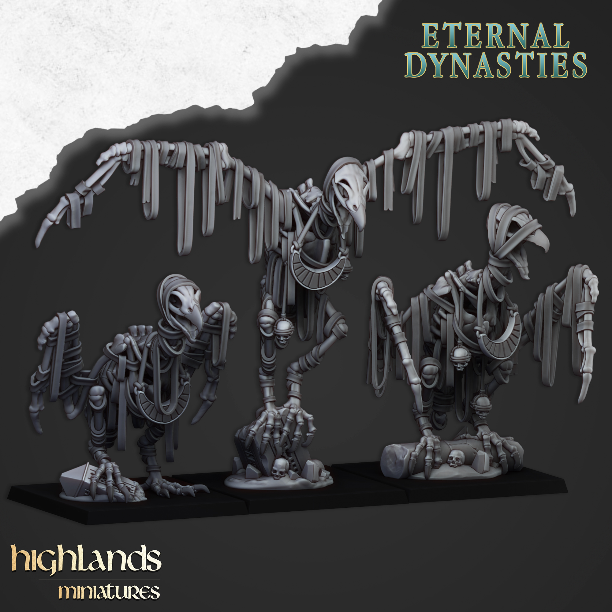 Sand Vultures - Highlands Miniatures