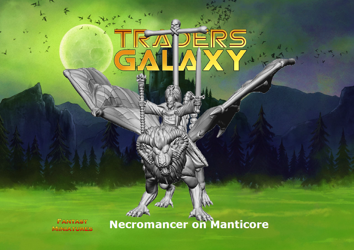 Undead - Necromancer Gert Fleischgeier on Manticore