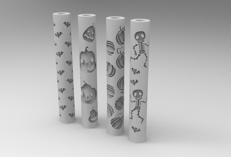 Halloween - Texture rollers x4 rollers