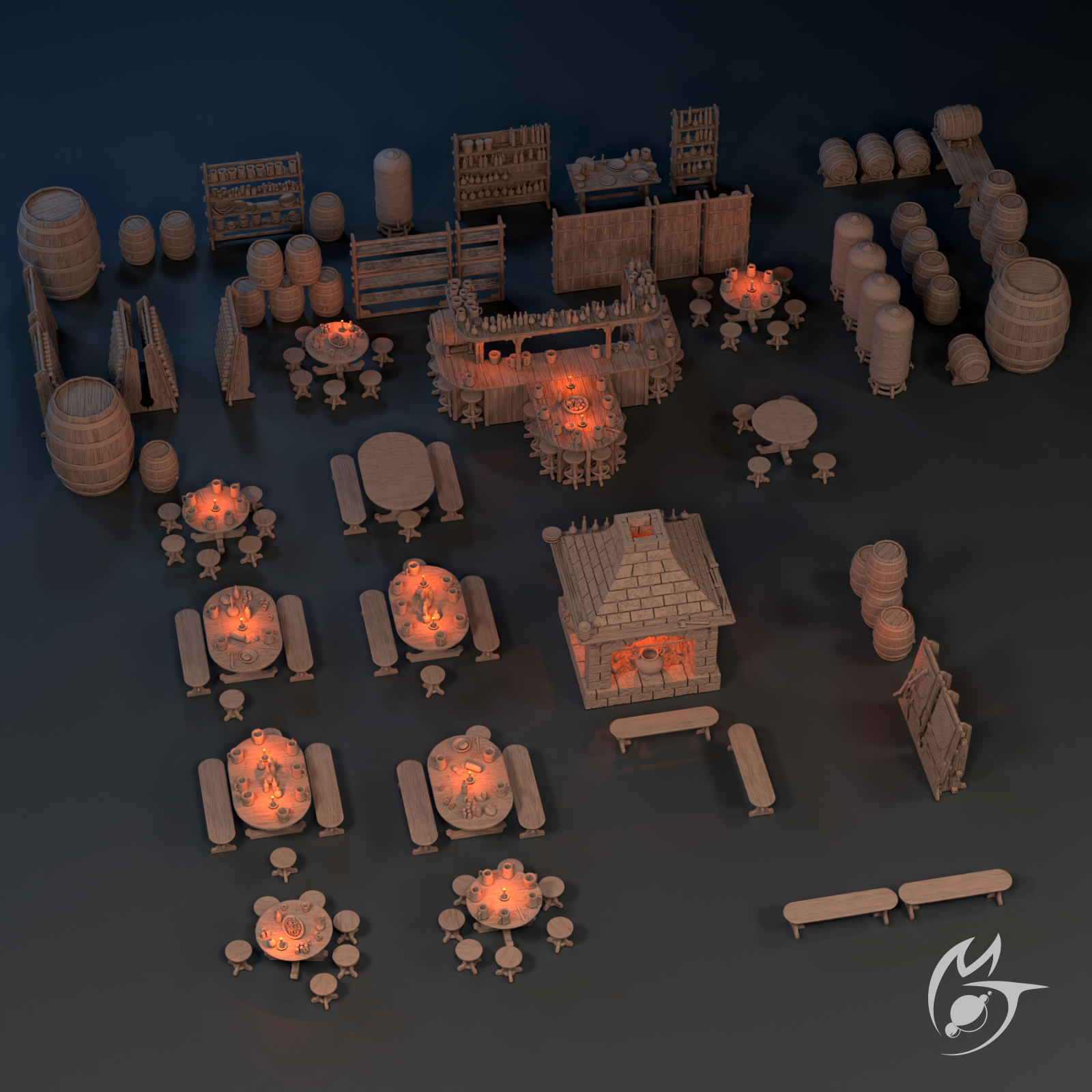 The Moose Rest Taphouse Objects & Props