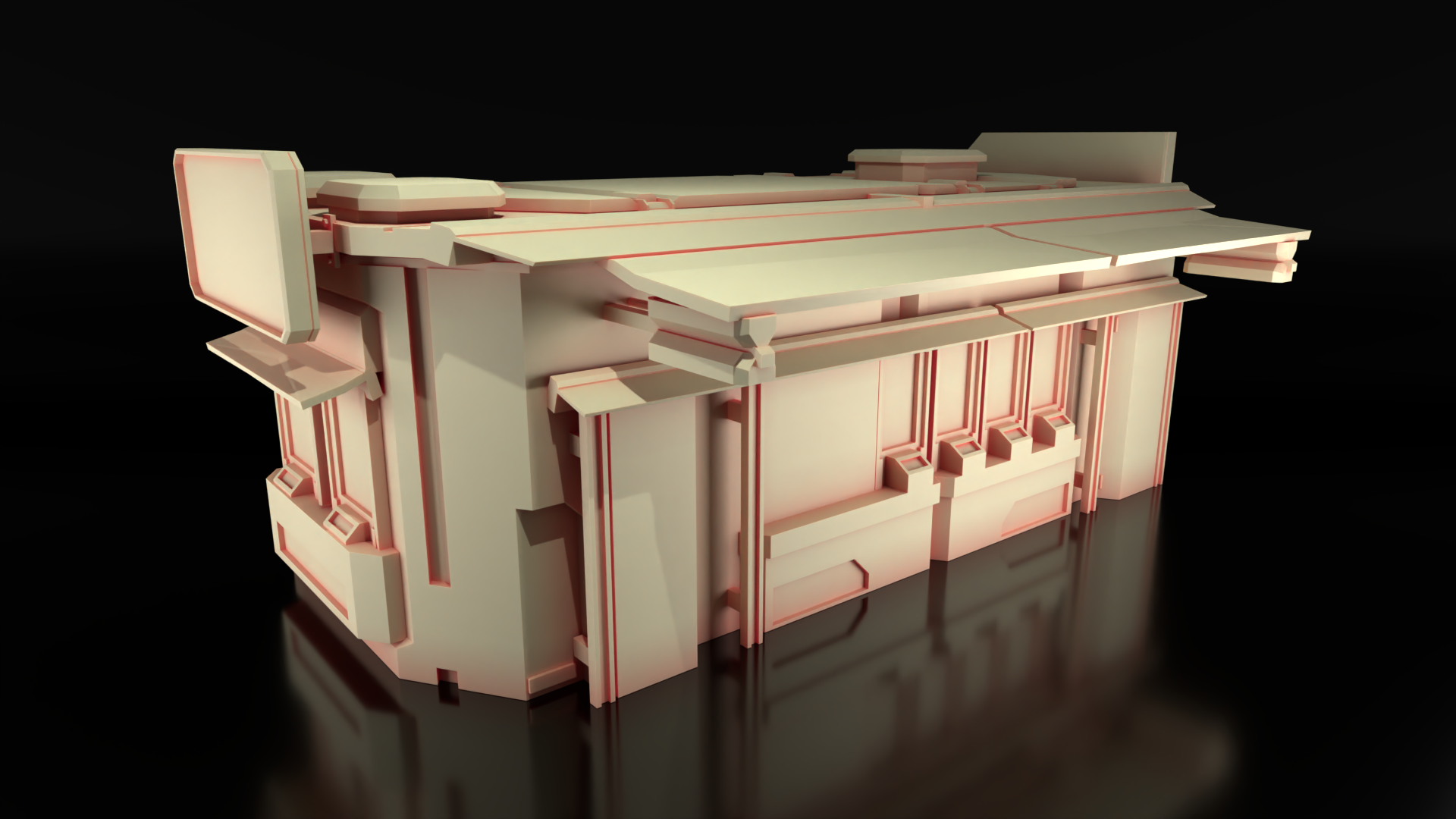 Cyberpunk Building - bounty collection
