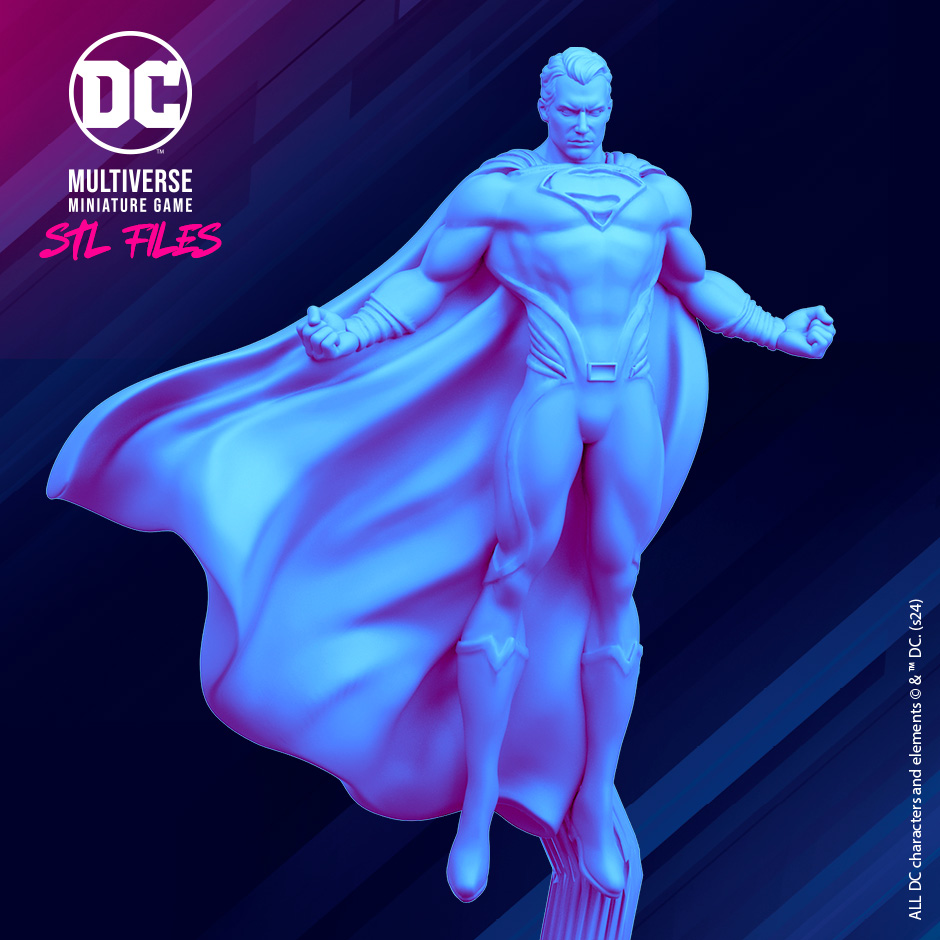SUPERMAN – JUSTICE LEAGUE FILMS - DC HEROES STL FILES