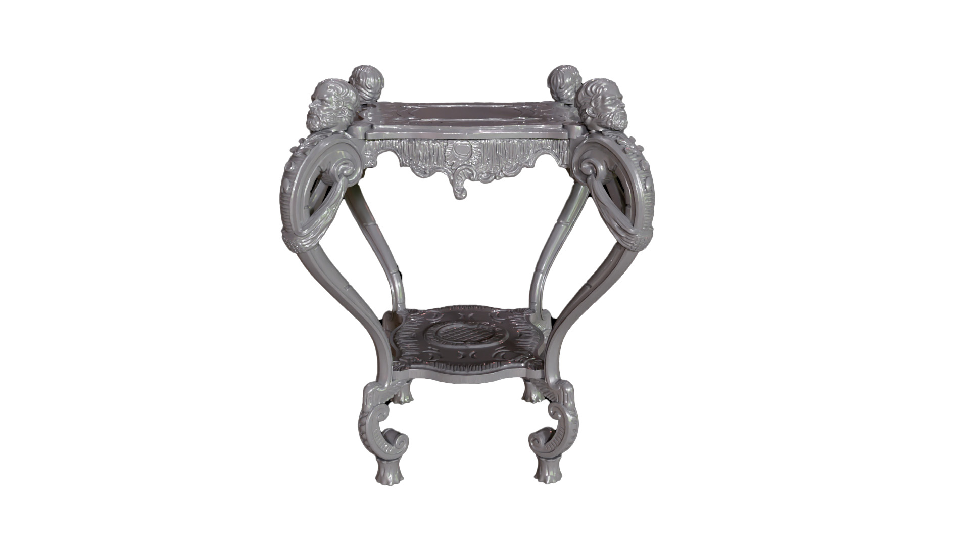Teapoy Table 3D Model for Cnc and 3DPrint