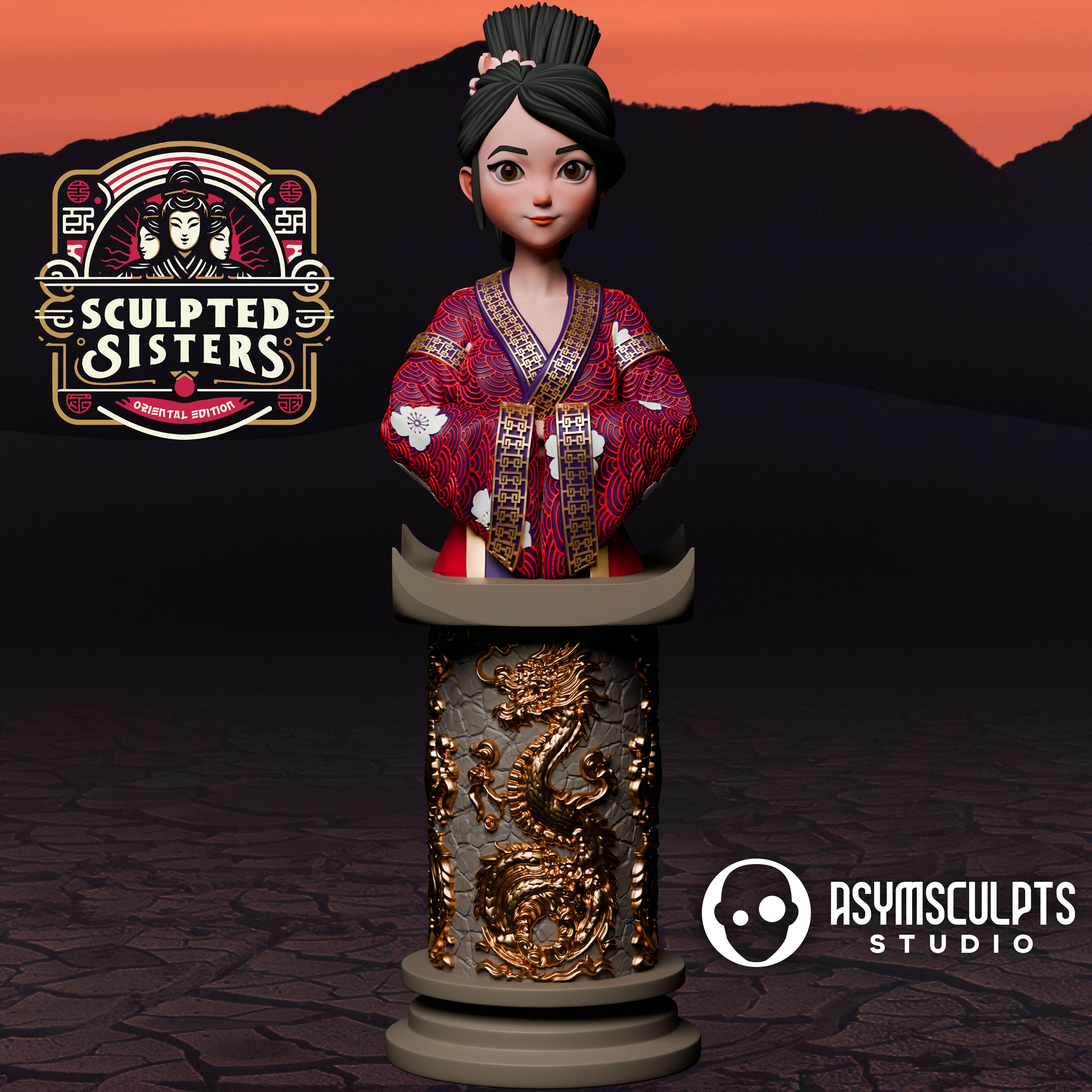 Sculpted Sisters: Oriental Edition - FREE BUST - KICKSTARTER