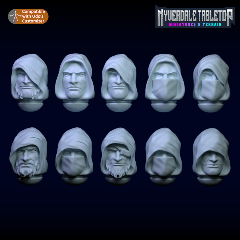 Hooded Heads Modular Bits