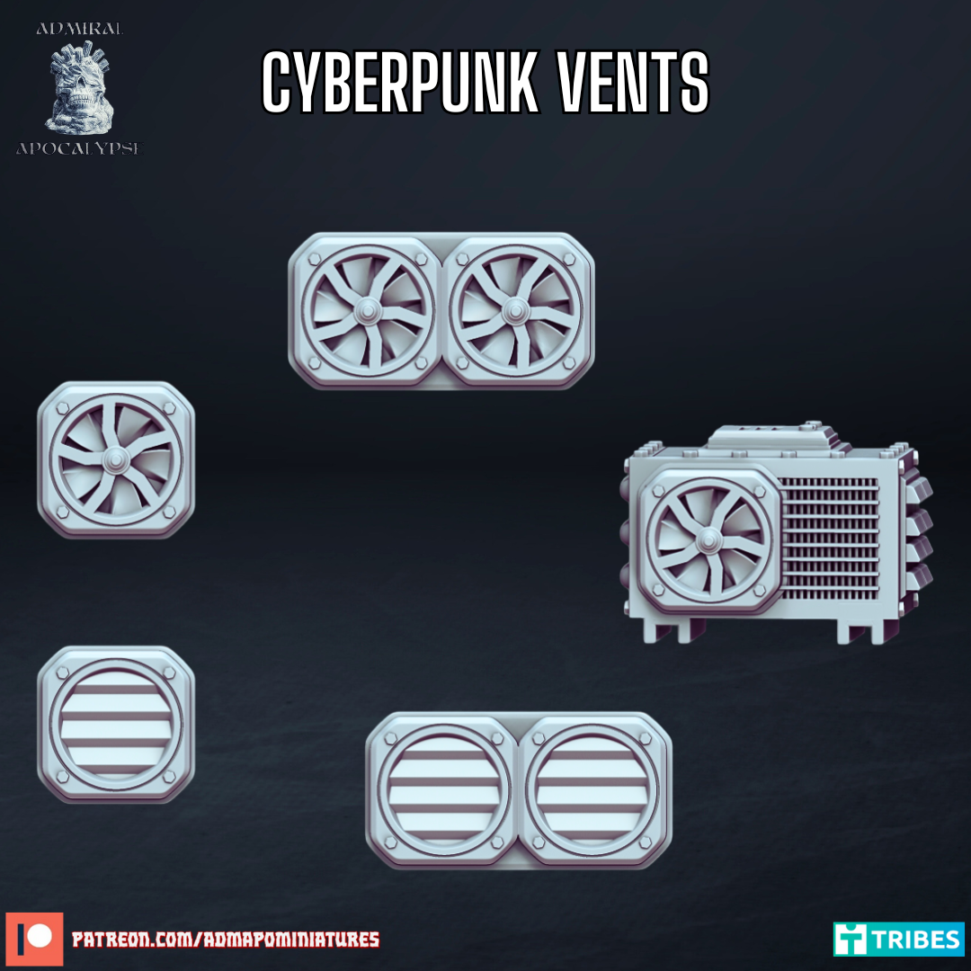 Cyberpunk Vents (Pre-supported)