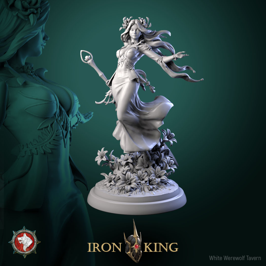 Chjao 32mm and 75mm heroic miniature pre-supported