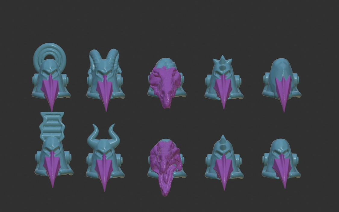 Change Marine head variants 3