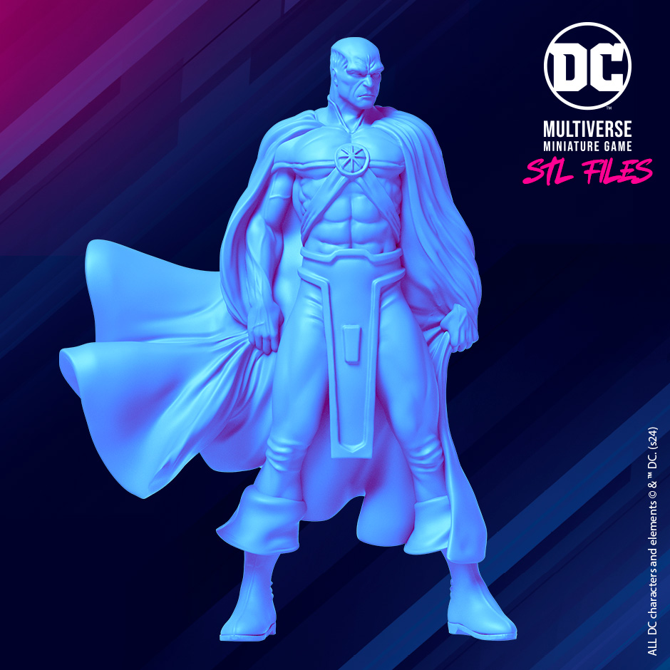 MARTIAN MANHUNTER - DC Multiverse Miniature Game STL Files