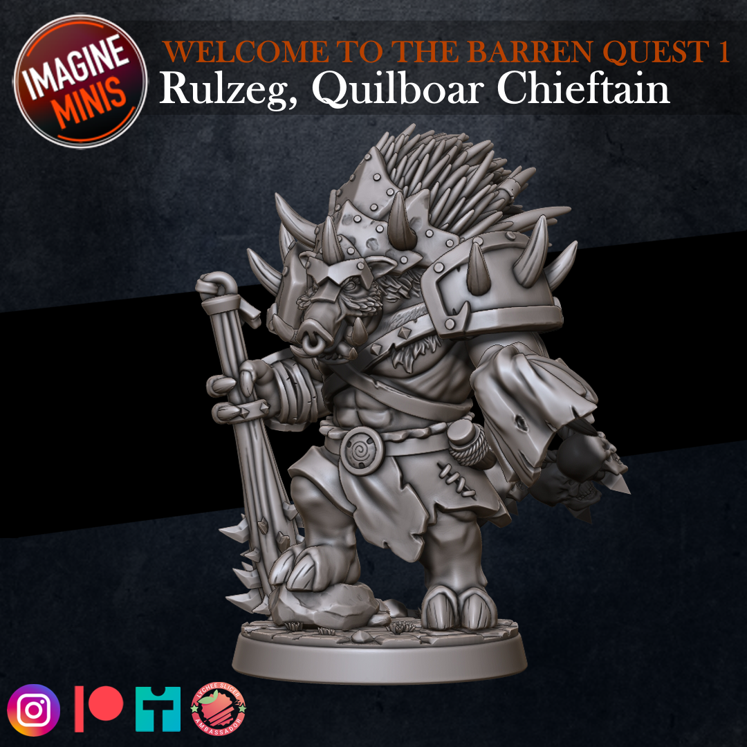 Welcome to the Barrens Quest 1 - Rulzeg, Quilboar Chieftain