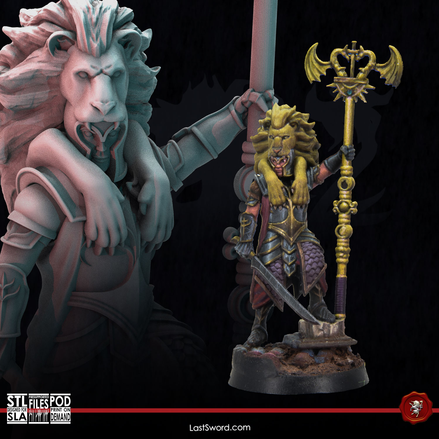 Prime Draco | Pre-Supported | 30mm High Elves