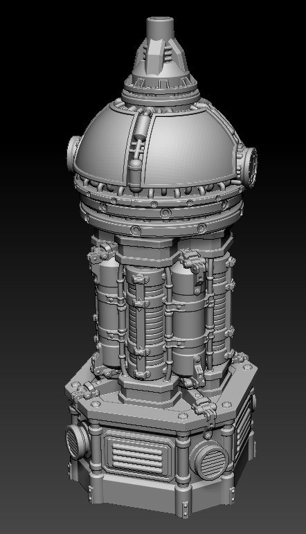 Dark Industrial Generator