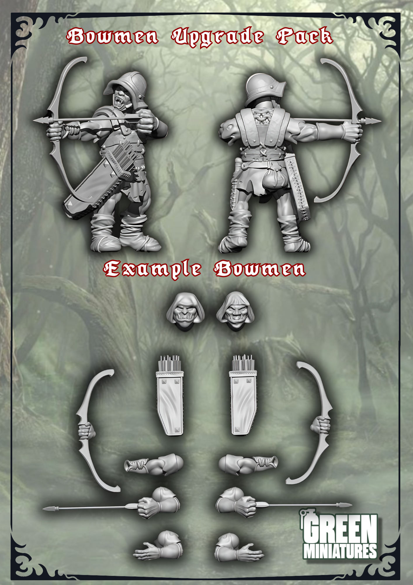 Orc Archers - conversion parts - Horde Incoming